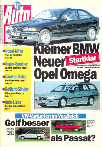 Deckblatt Auto Bild (39/1993)